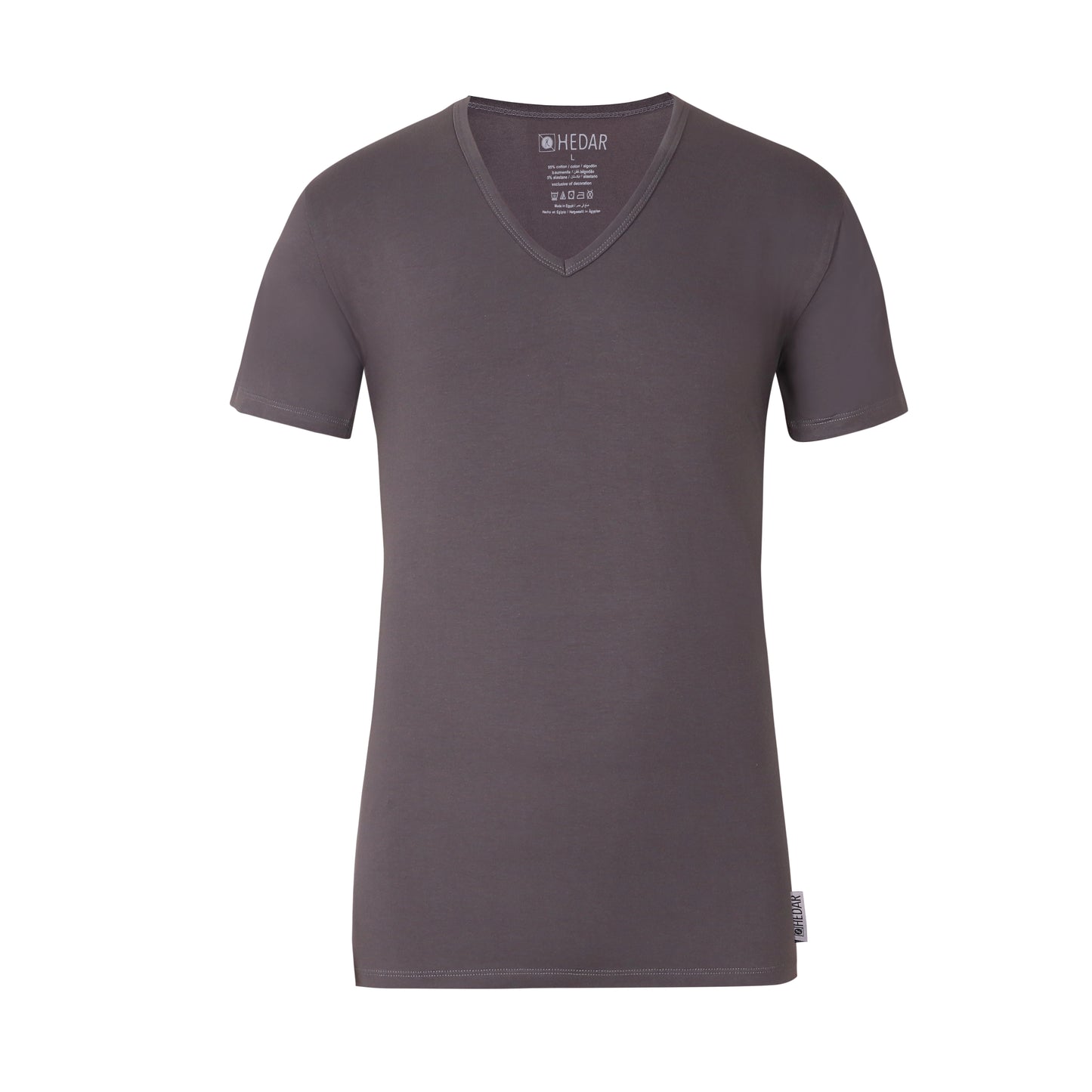 Hedar Men half sleeve shirt Cotton stretch