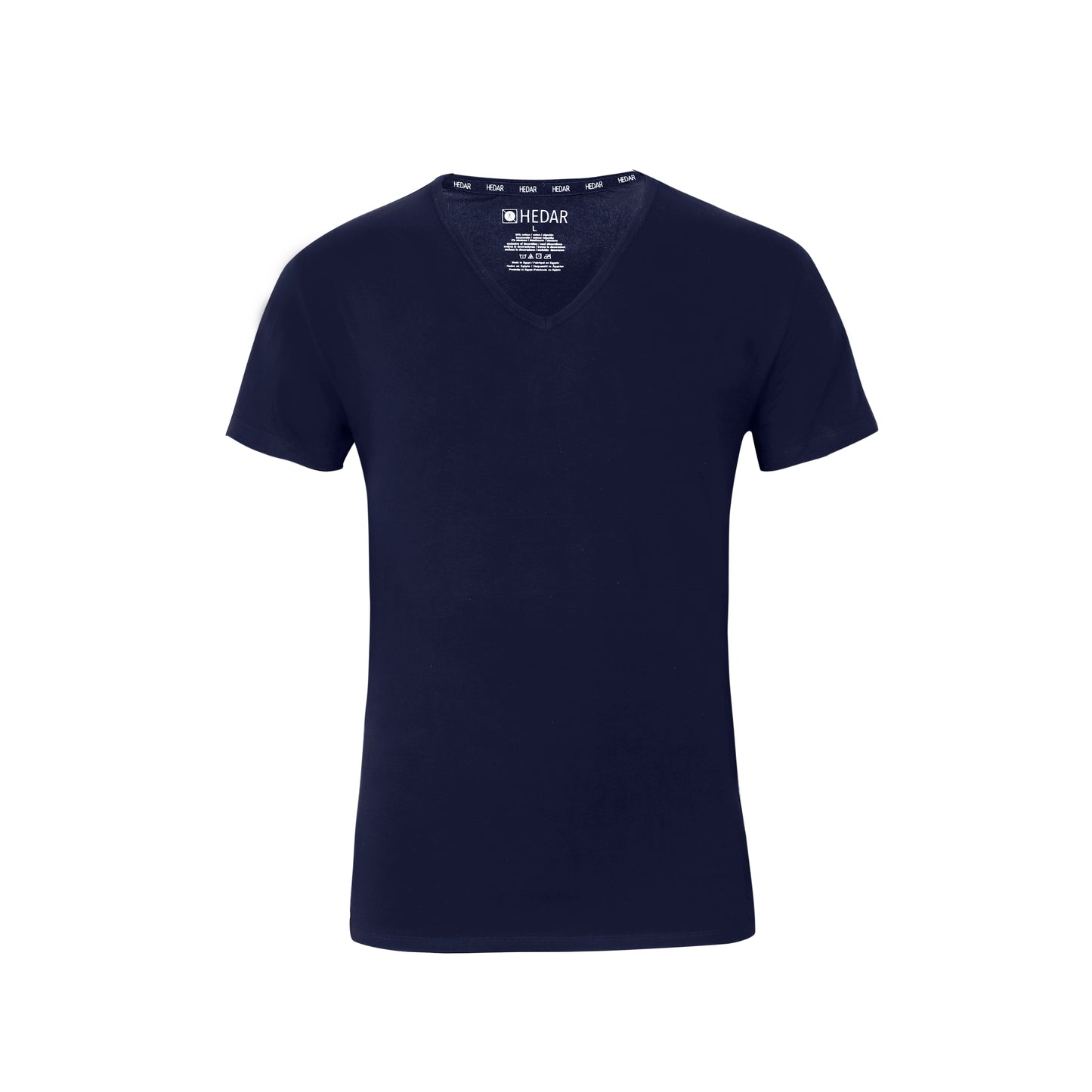 Hedar Men half sleeve shirt Cotton stretch